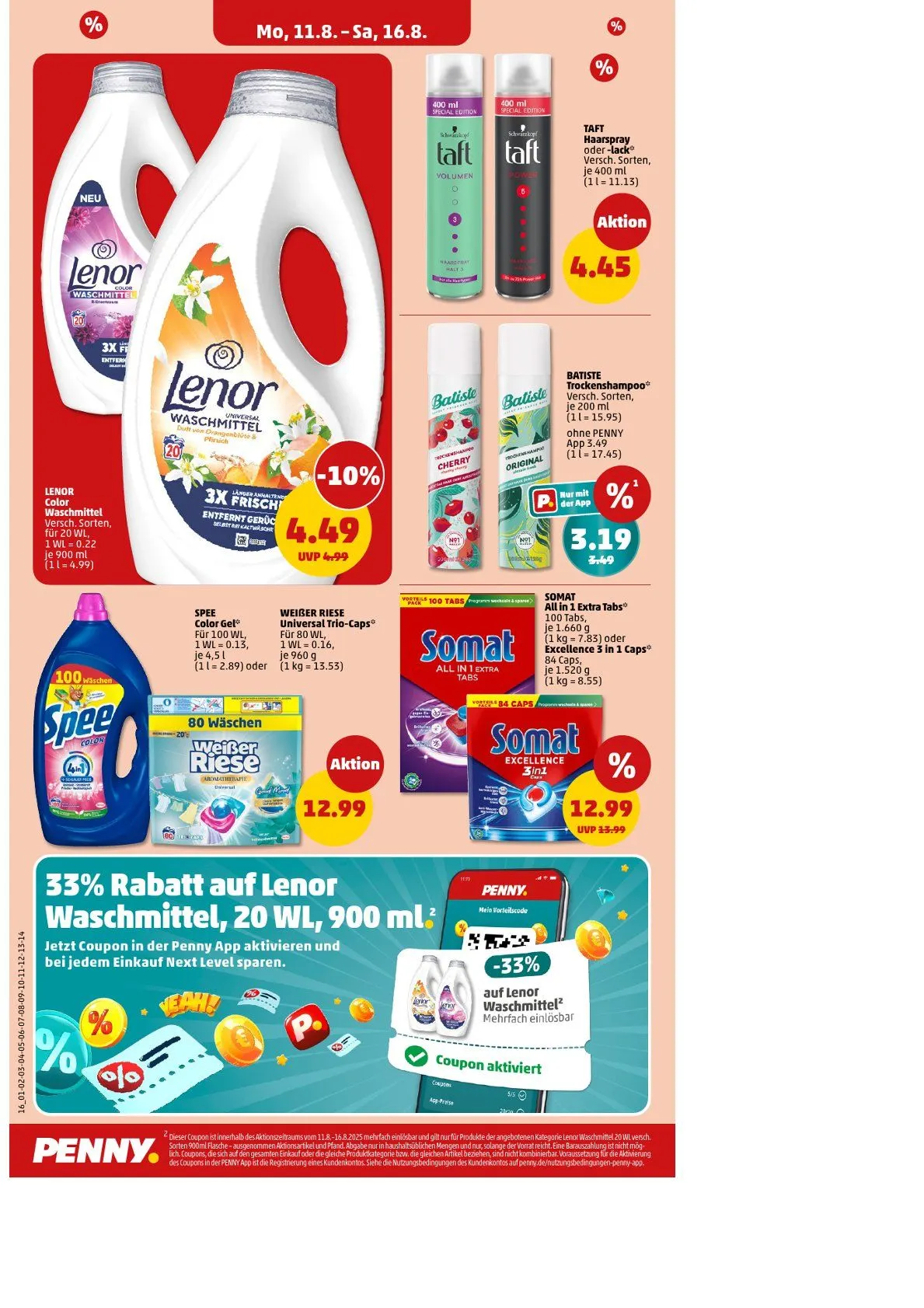  Penny Prospekte von 11. August bis 16. August 2025 - Prospekt seite 16