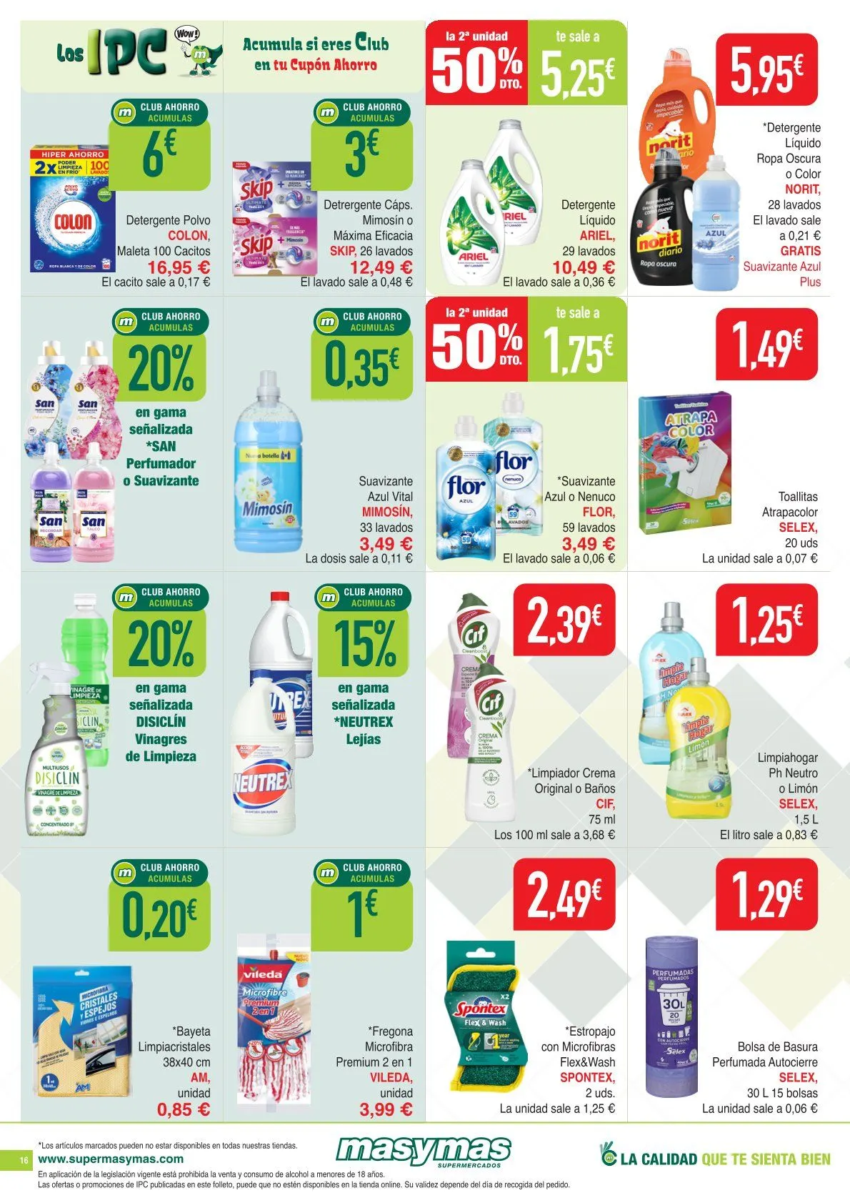 Catálogo de Supermercados Masymas Ofertas 26 de abril al 29 de abril 2026 - Página 16