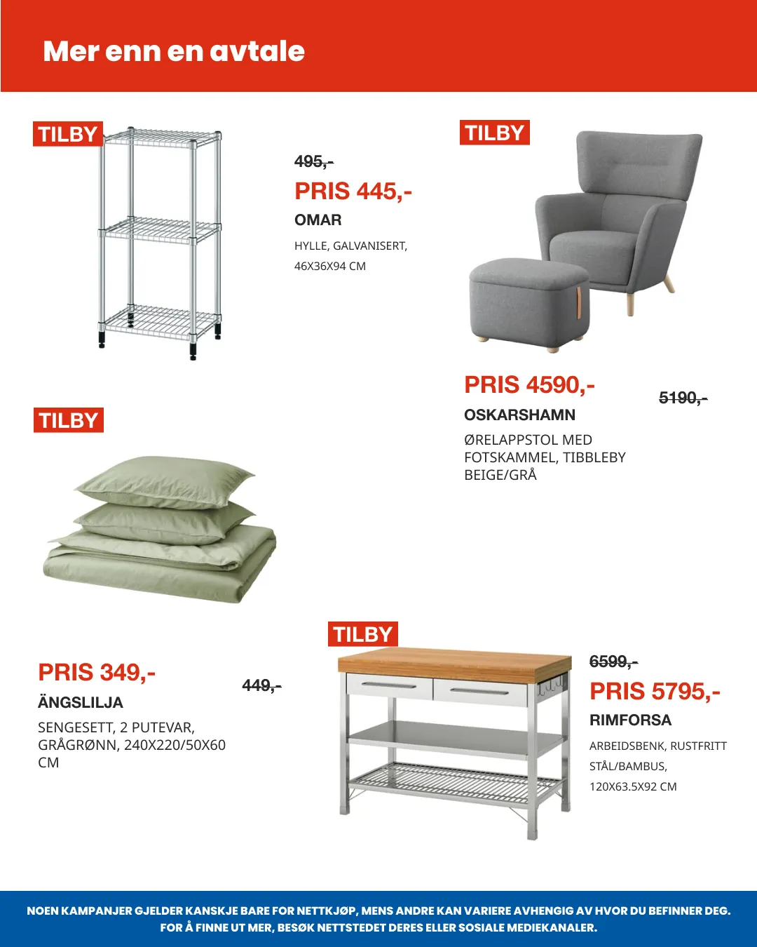 IKEA fra 23. februar til 8. mars 2026 - kundeavisside 17