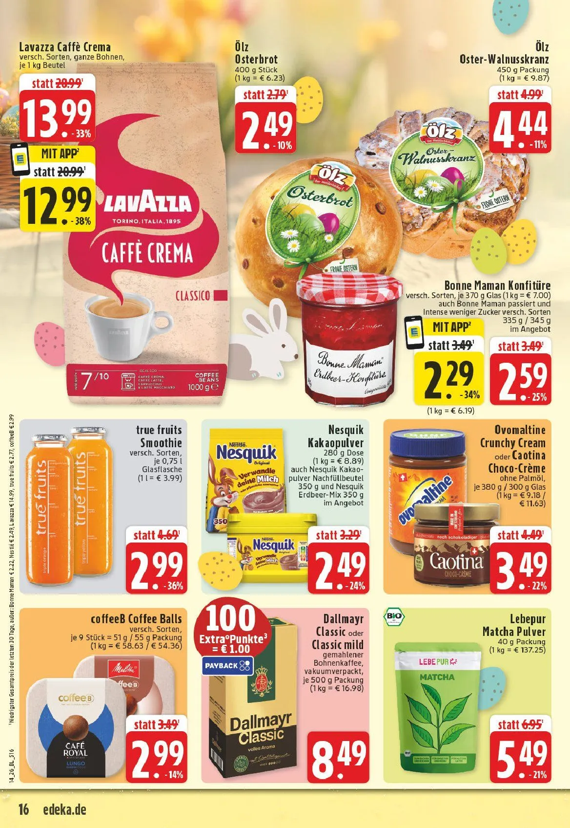 Edeka Angebote von 30. März bis 4. April 2026 - Prospekt seite 16