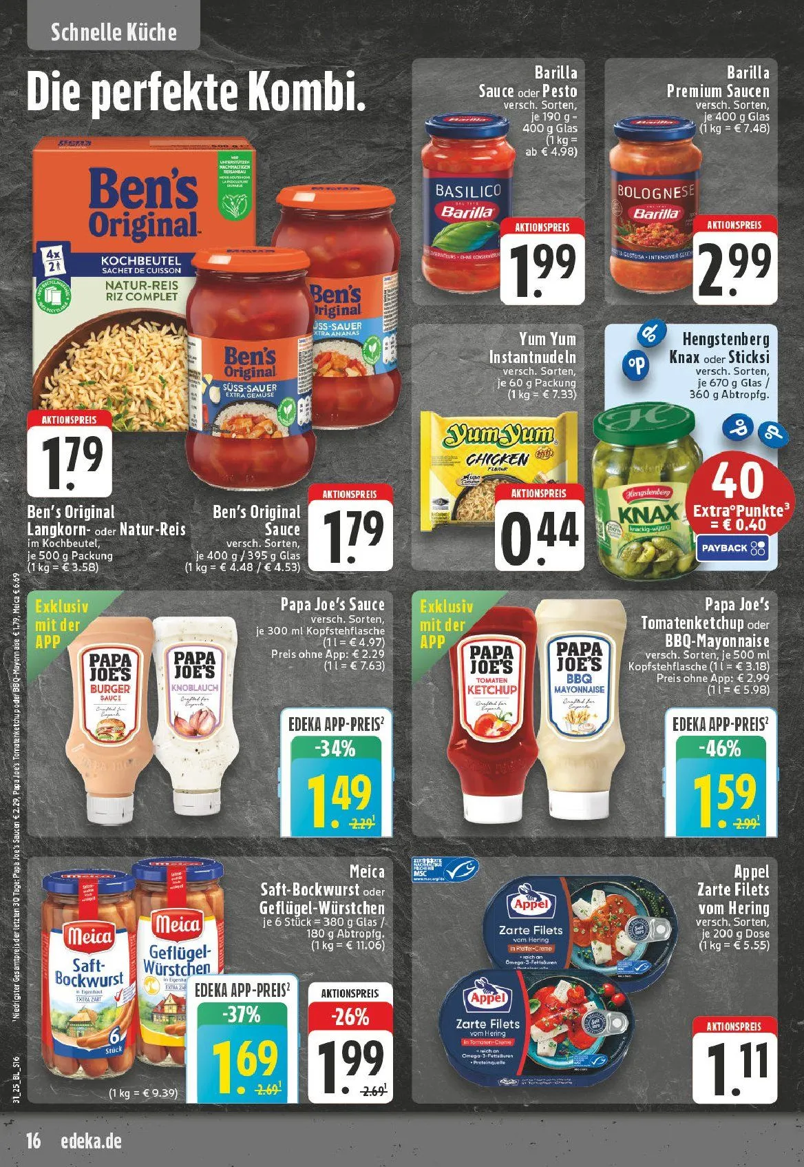 Edeka Prospekte von 28. Juli bis 2. August 2025 - Prospekt seite 16