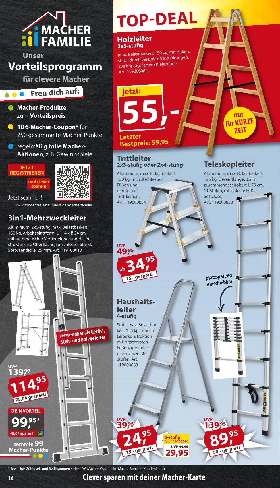  Sonderpreis-Baumarkt Angebote von 28. März bis 4. April 2026 - Prospekt seite 16