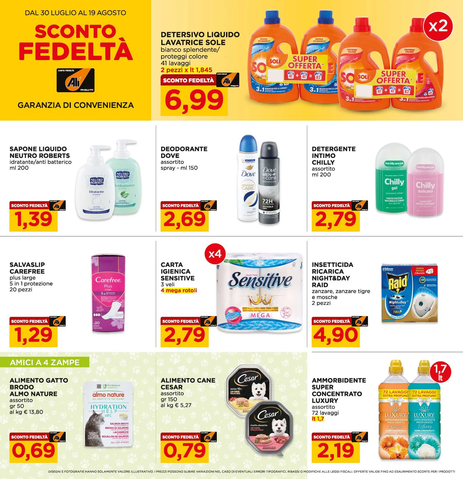 Volantini Alì Supermercati da 30 luglio a 19 agosto di 2026 - Pagina del volantino 16