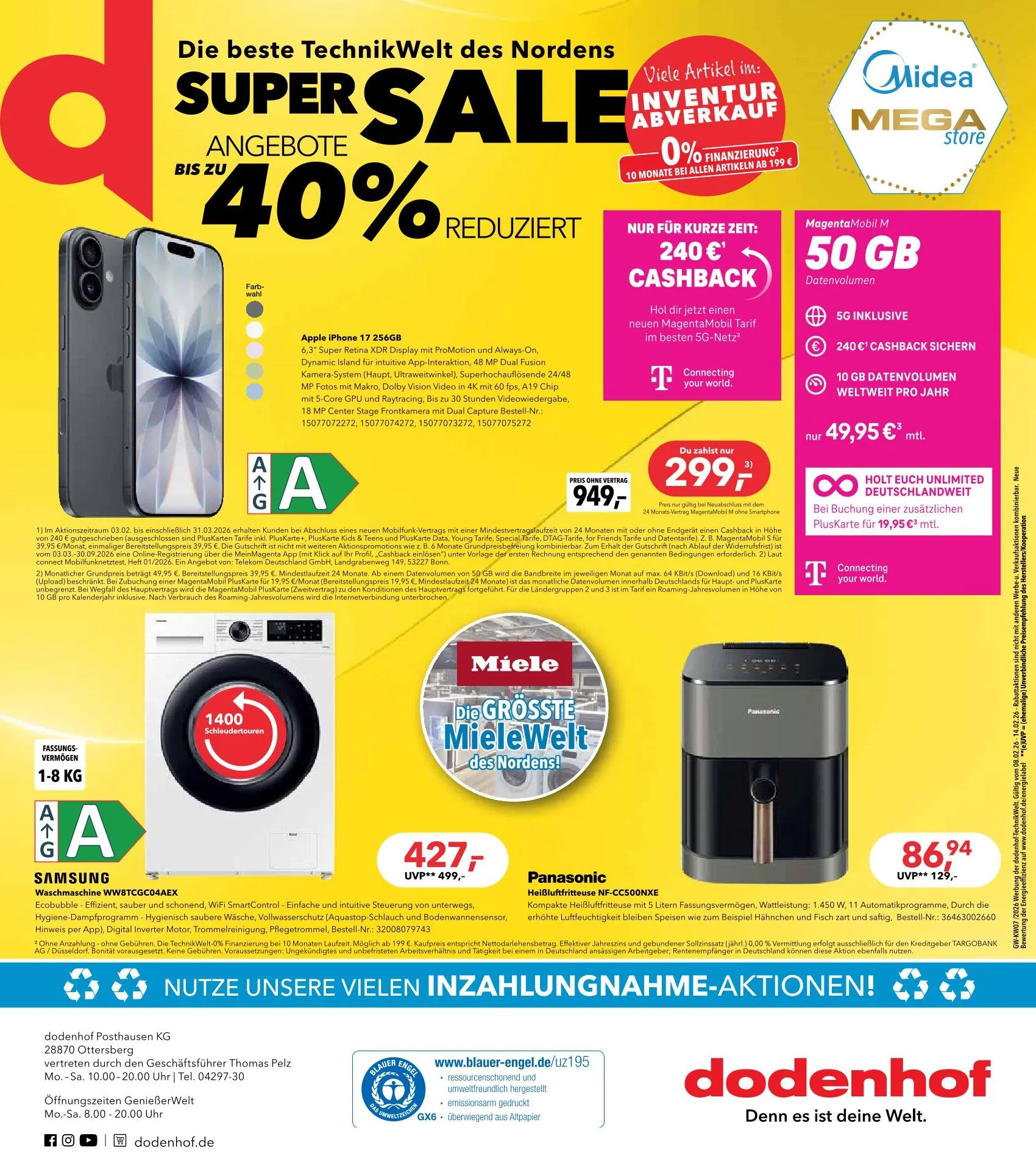 Dodenhof Angebote von 12. Februar bis 14. Februar 2026 - Prospekt seite 16