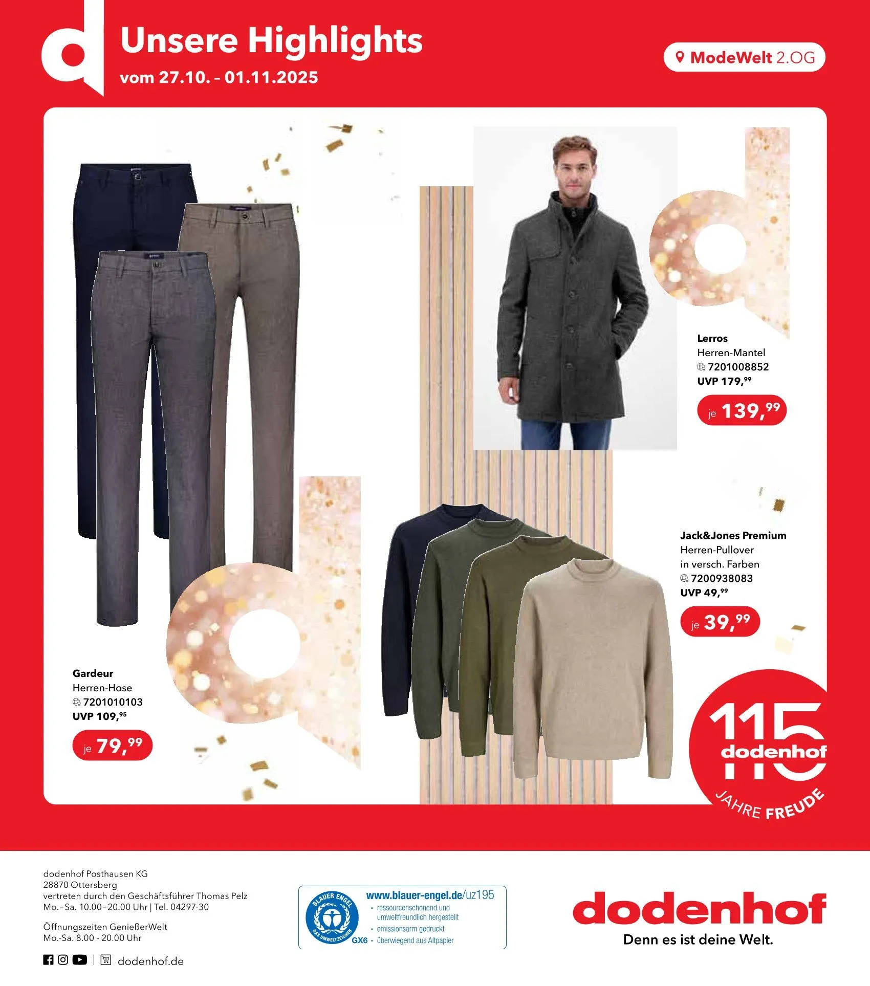 Dodenhof Prospekte von 27. Oktober bis 1. November 2025 - Prospekt seite 2