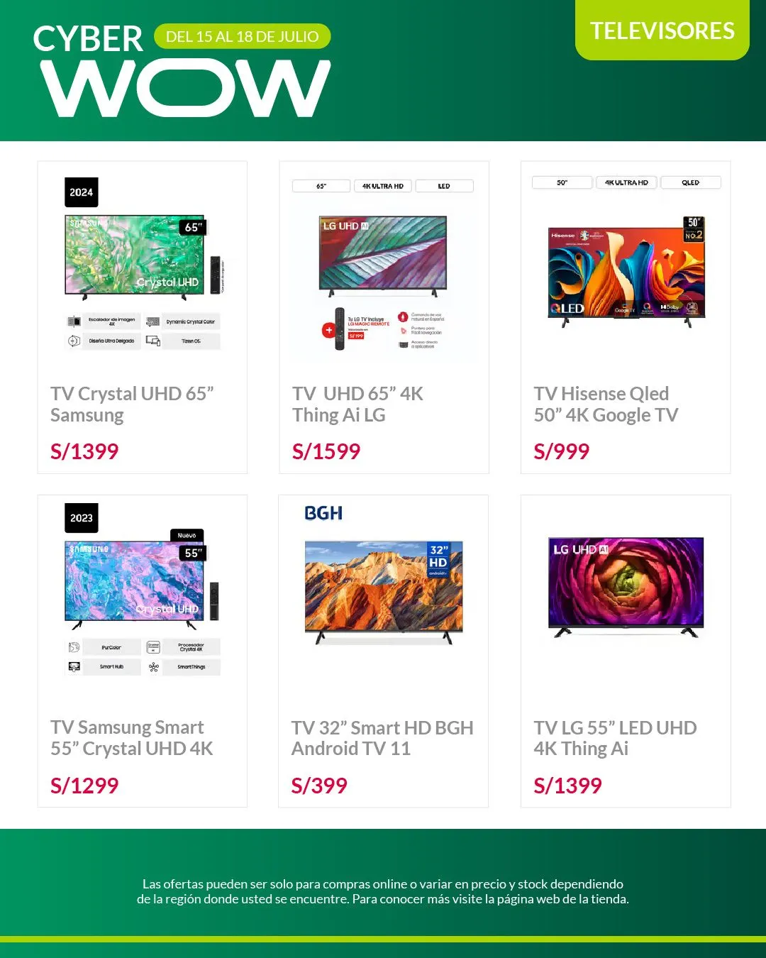 Catalogo de OFERTAS DE CYBER WOW 15 de julio al 18 de julio 2024 - Pag 15
