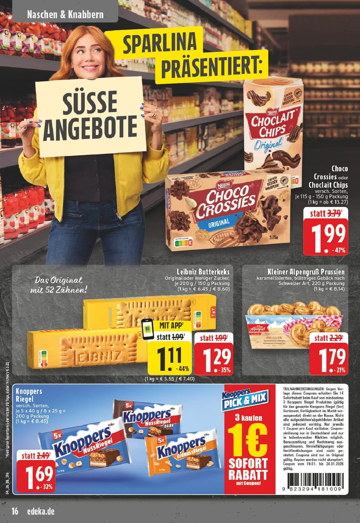 Edeka Prospekte  von 18. Januar bis 23. Januar 2026 - Prospekt seite 16