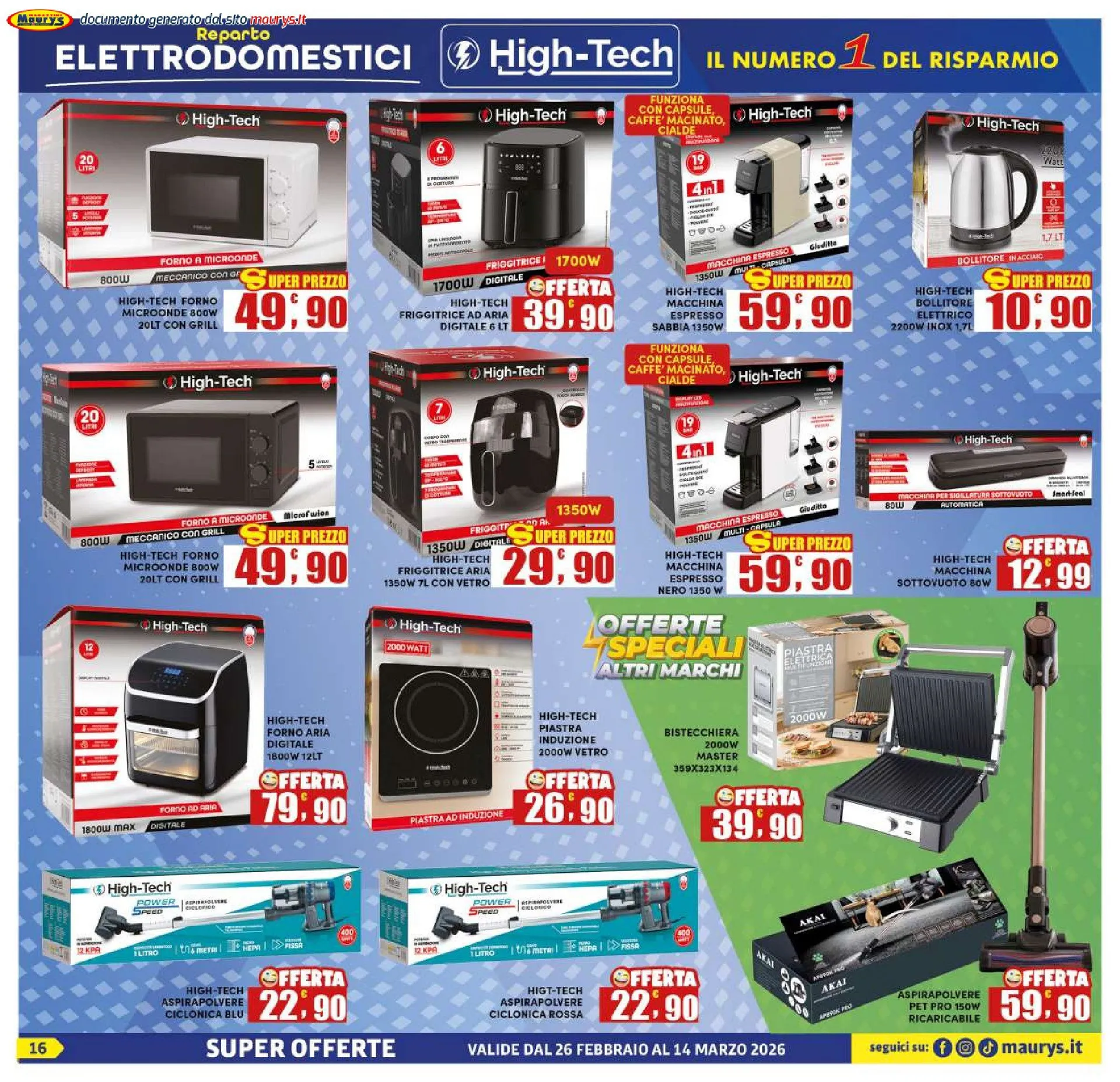 Maury s Vokantino da 26 febbraio a 15 marzo di 2026 - Pagina del volantino 16