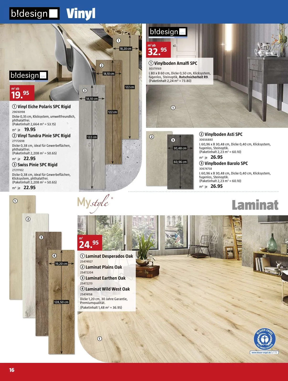 Bauhaus Broschyr Erbjudanden von 25. November bis 29. Dezember 2024 - Prospekt seite 16