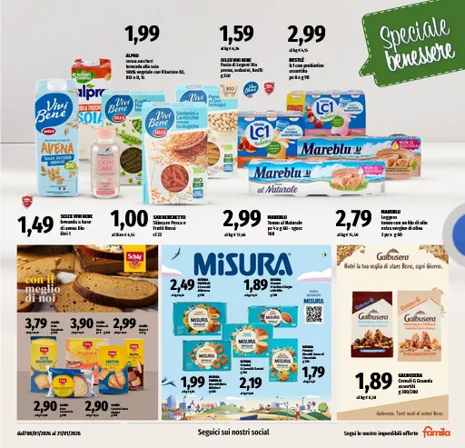  Volantini Famila Superstore da 8 gennaio a 21 gennaio di 2026 - Pagina del volantino 16