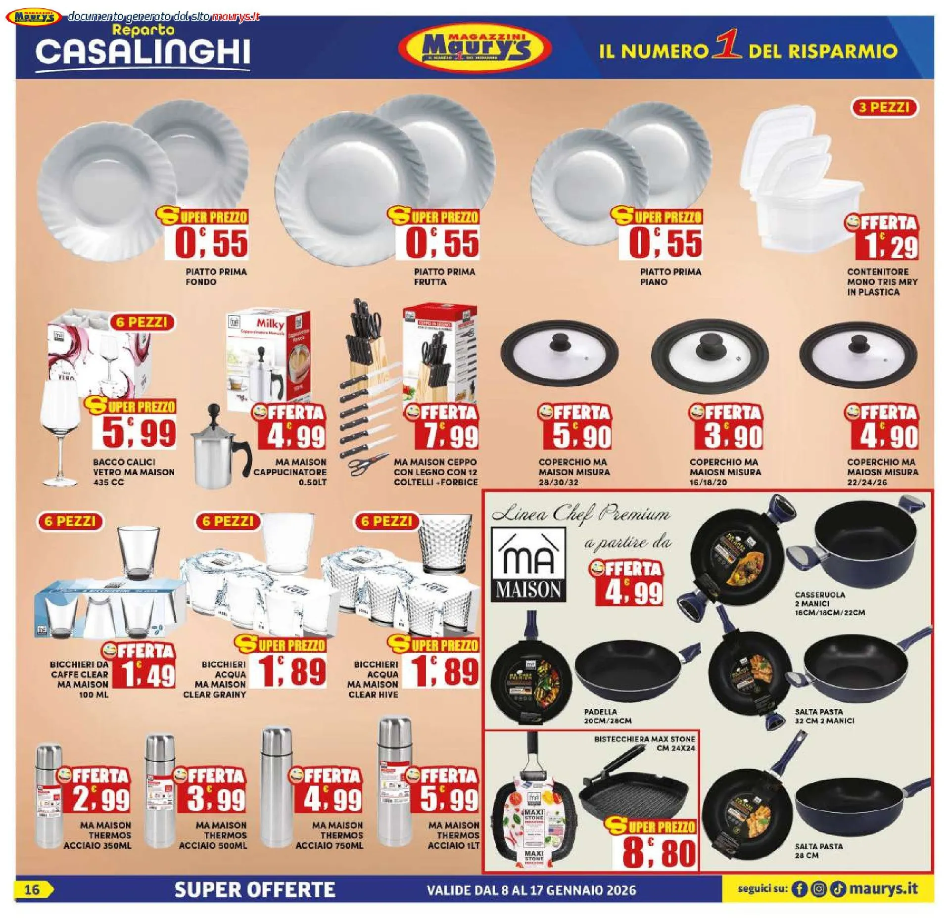 Maury s Volantino da 8 gennaio a 17 gennaio di 2026 - Pagina del volantino 16