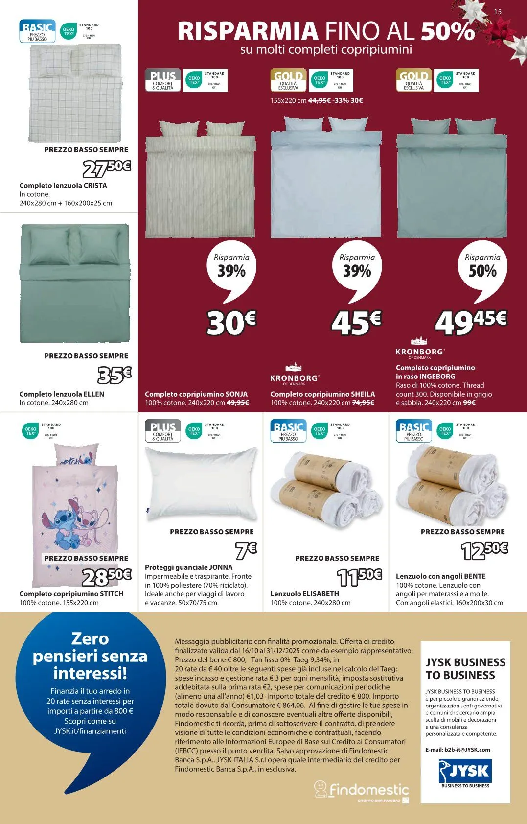 Volantini JYSK da 16 ottobre a 30 novembre di 2025 - Pagina del volantino 16