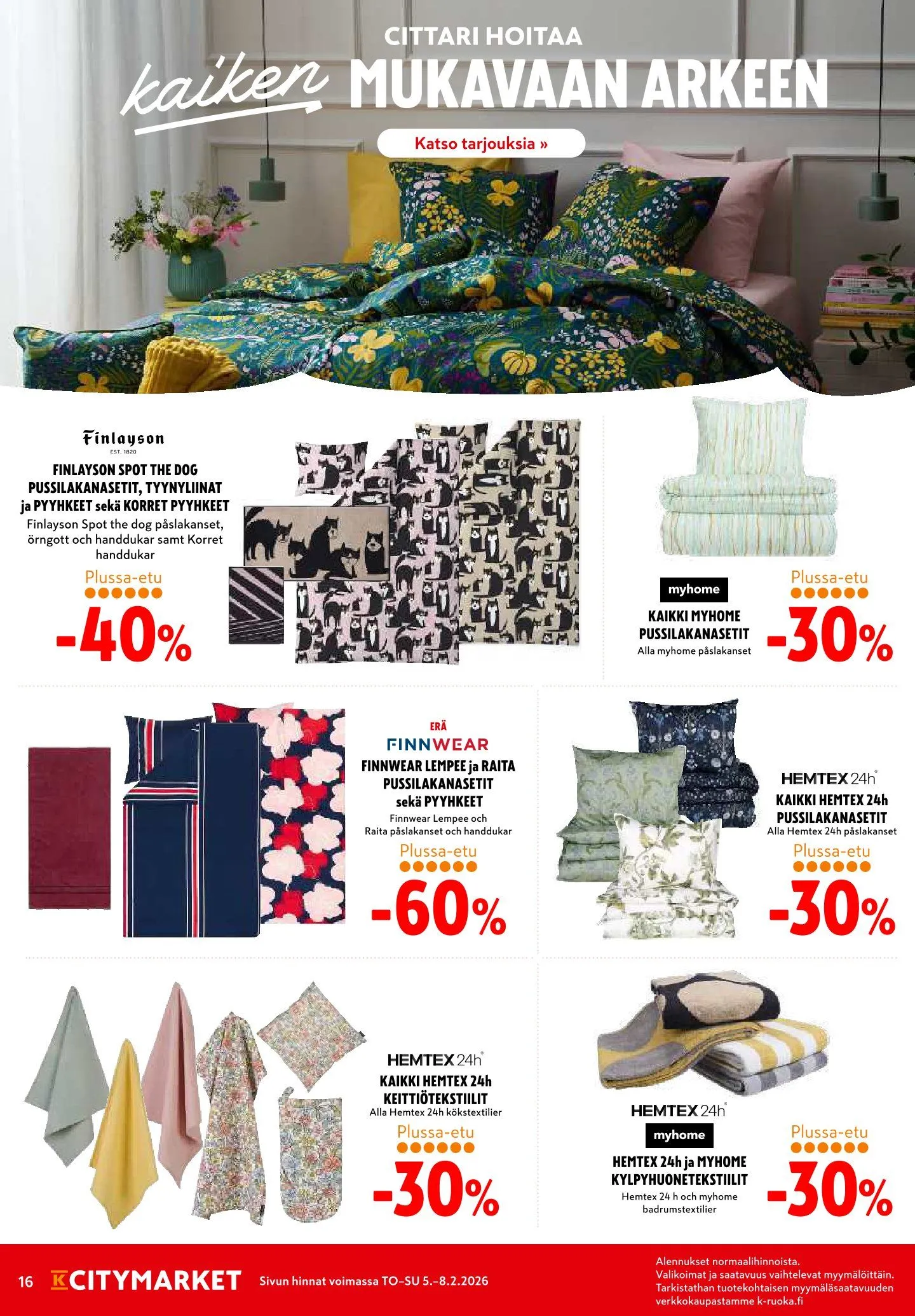 Kaupan K-Citymarket uusimmat tarjoukset voimassa alkaen 4. helmikuuta - 8. helmikuuta 2026 - Tarjouslehti sivu 16