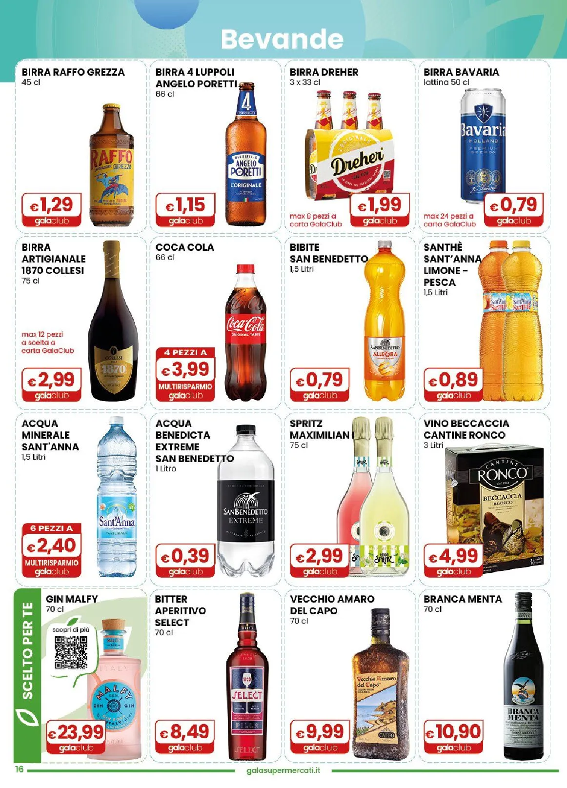 Volantini Gala Supermercati da 29 luglio a 10 agosto di 2026 - Pagina del volantino 16