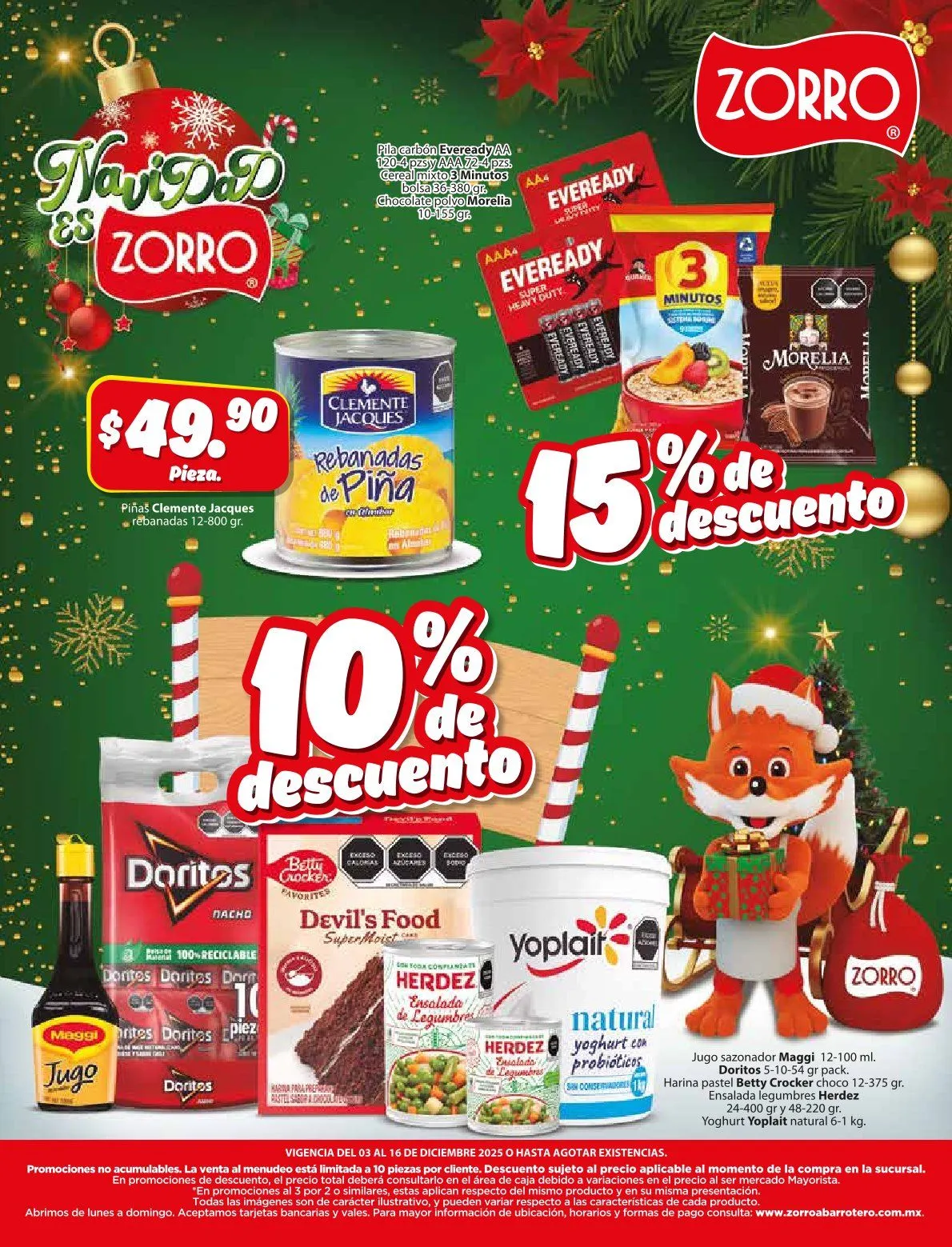 Catálogo de Zorro Ofertas 3 de diciembre al 16 de diciembre 2025 - Pagina 16