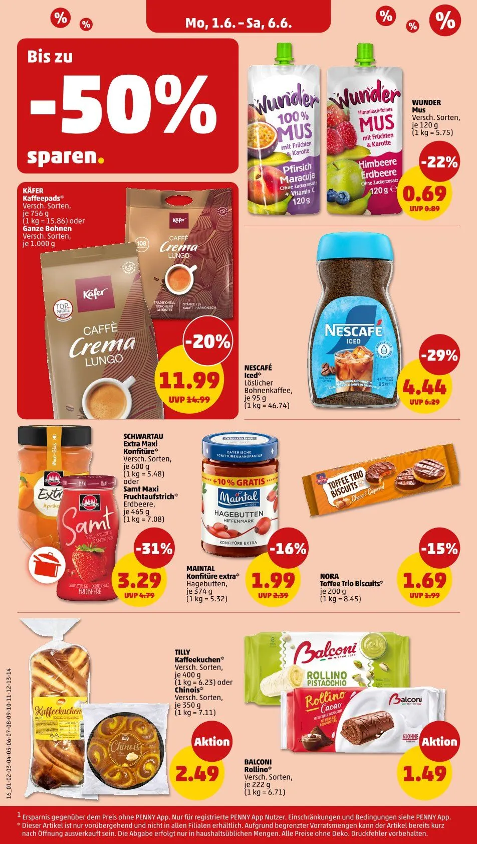 Penny Abgebote von 1. Juni bis 6. Juni 2026 - Prospekt seite 16