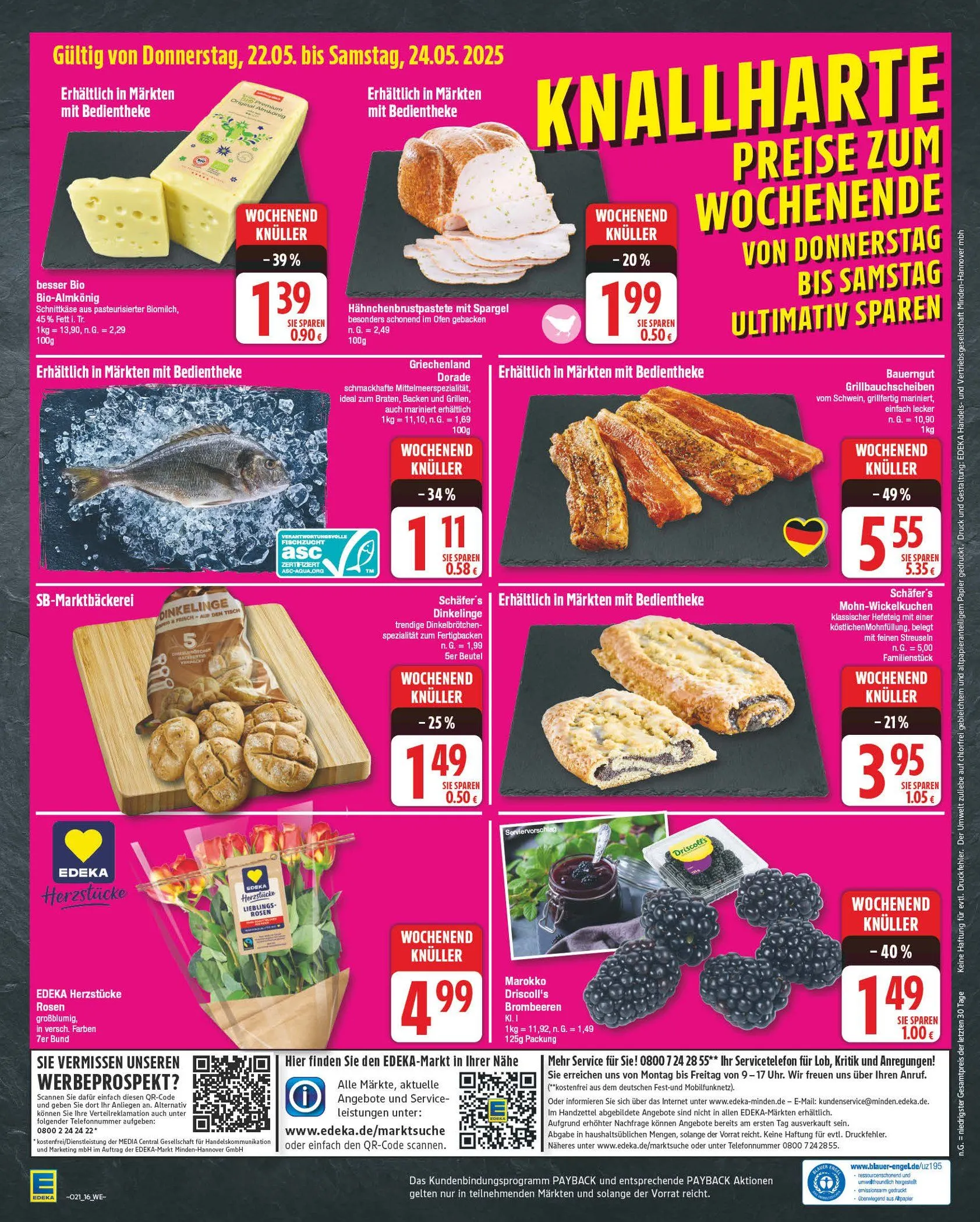 Edeka Prospekt von 19. Mai bis 24. Mai 2025 - Prospekt seite 16