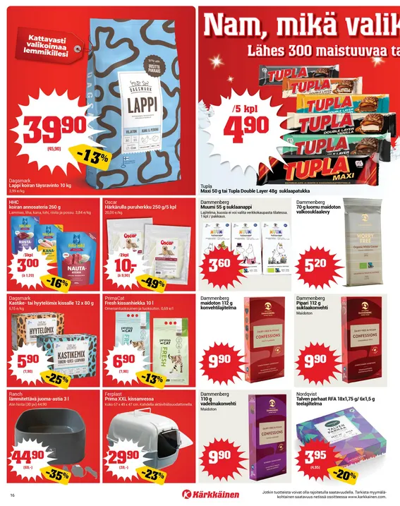 Kärkkäinen  Angebote voimassa alkaen 3. joulukuuta - 16. joulukuuta 2025 - Tarjouslehti sivu 16