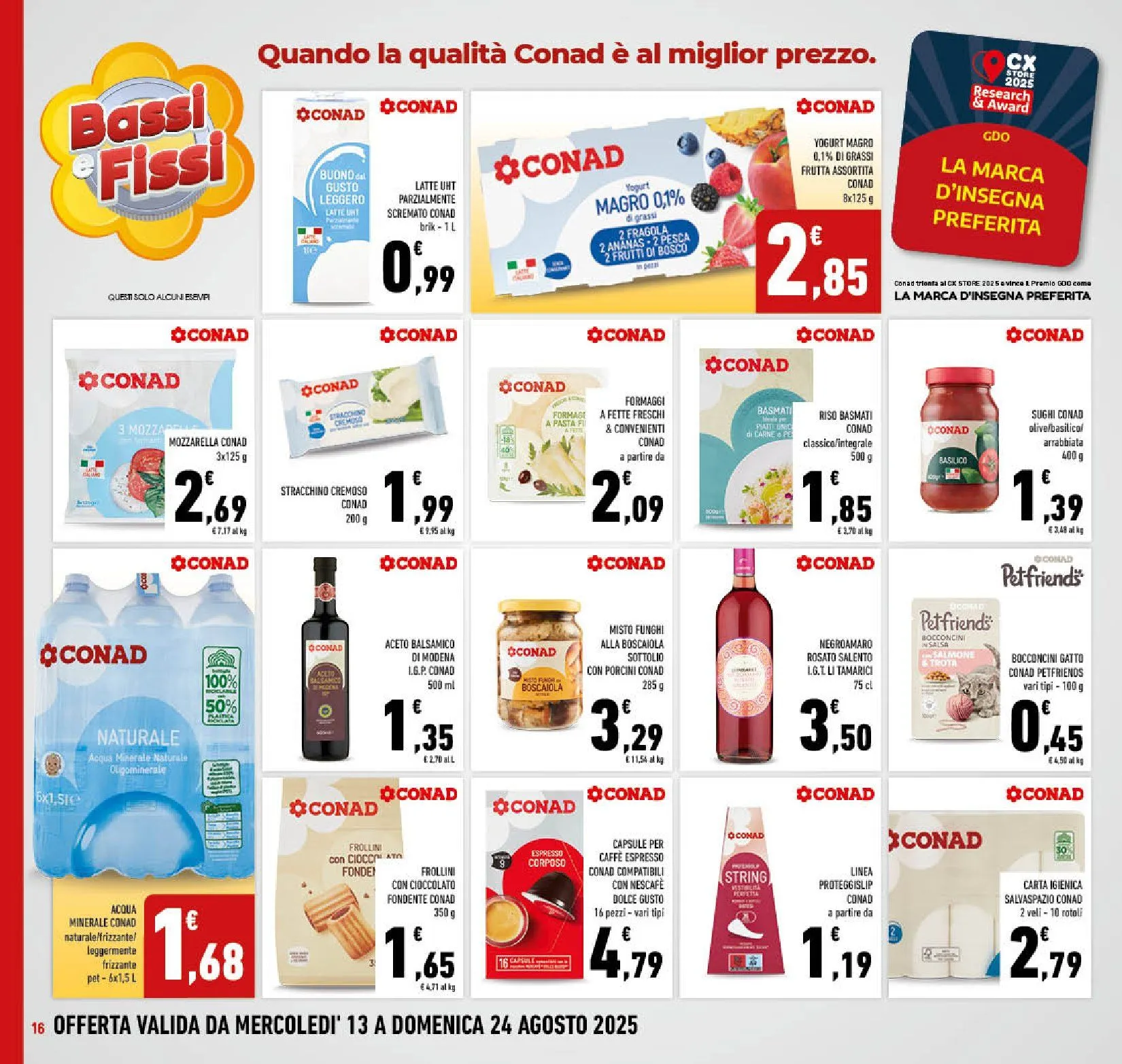Volantini Conad da 13 agosto a 24 agosto di 2025 - Pagina del volantino 16
