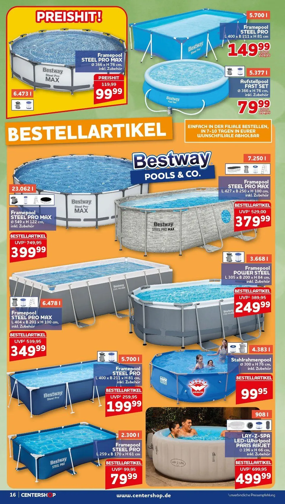 CENTERSHOP Angebote von 18. Mai bis 23. Mai 2026 - Prospekt seite 16