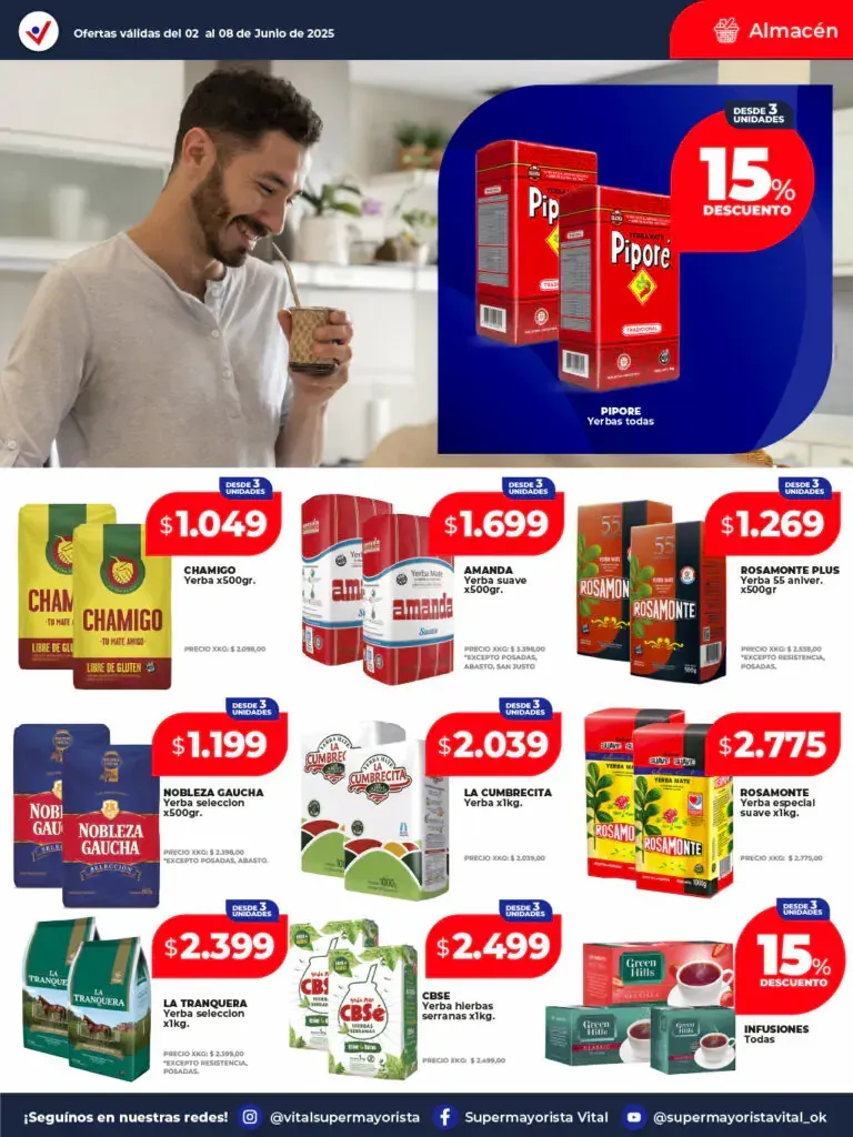Ofertas de Ofertas de la semana Vital 2 de junio al 8 de junio 2025 - Página 17 del catálogo