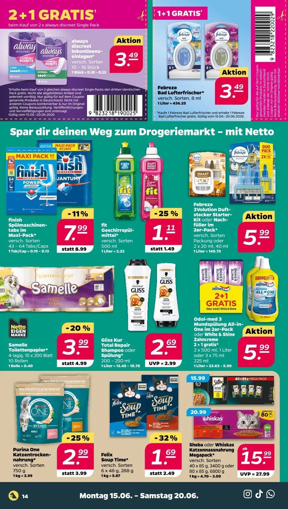 Netto Prospekte von 15. Juni bis 20. Juni 2026 - Prospekt seite 16