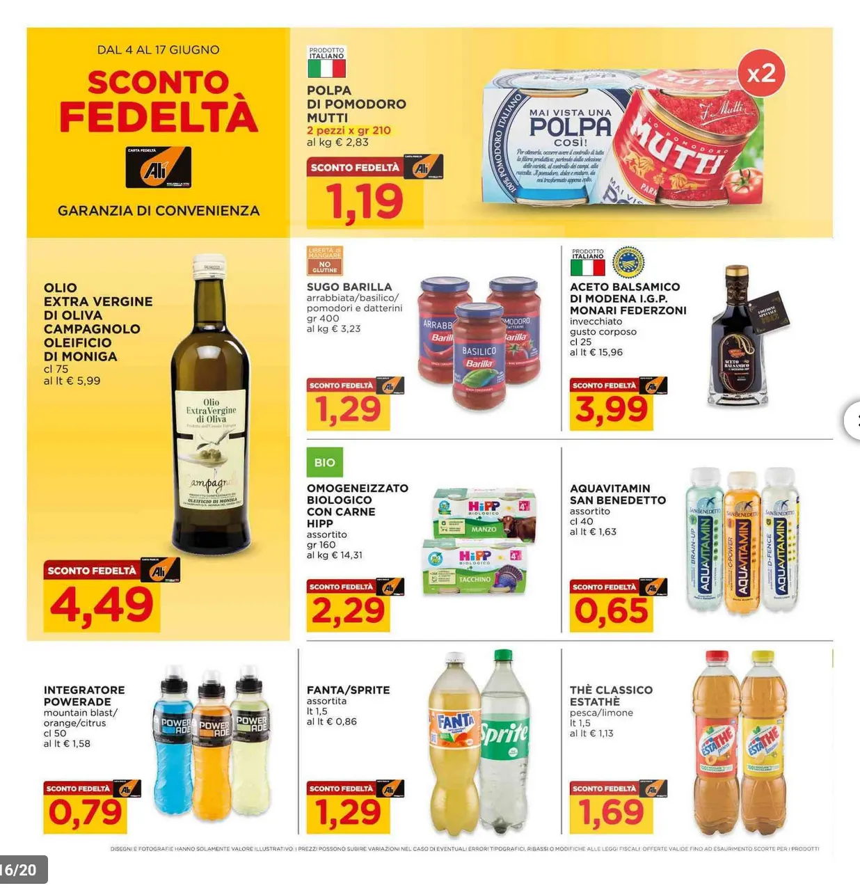 Volantini Alì Supermercati da 4 giugno a 17 giugno di 2026 - Pagina del volantino 16
