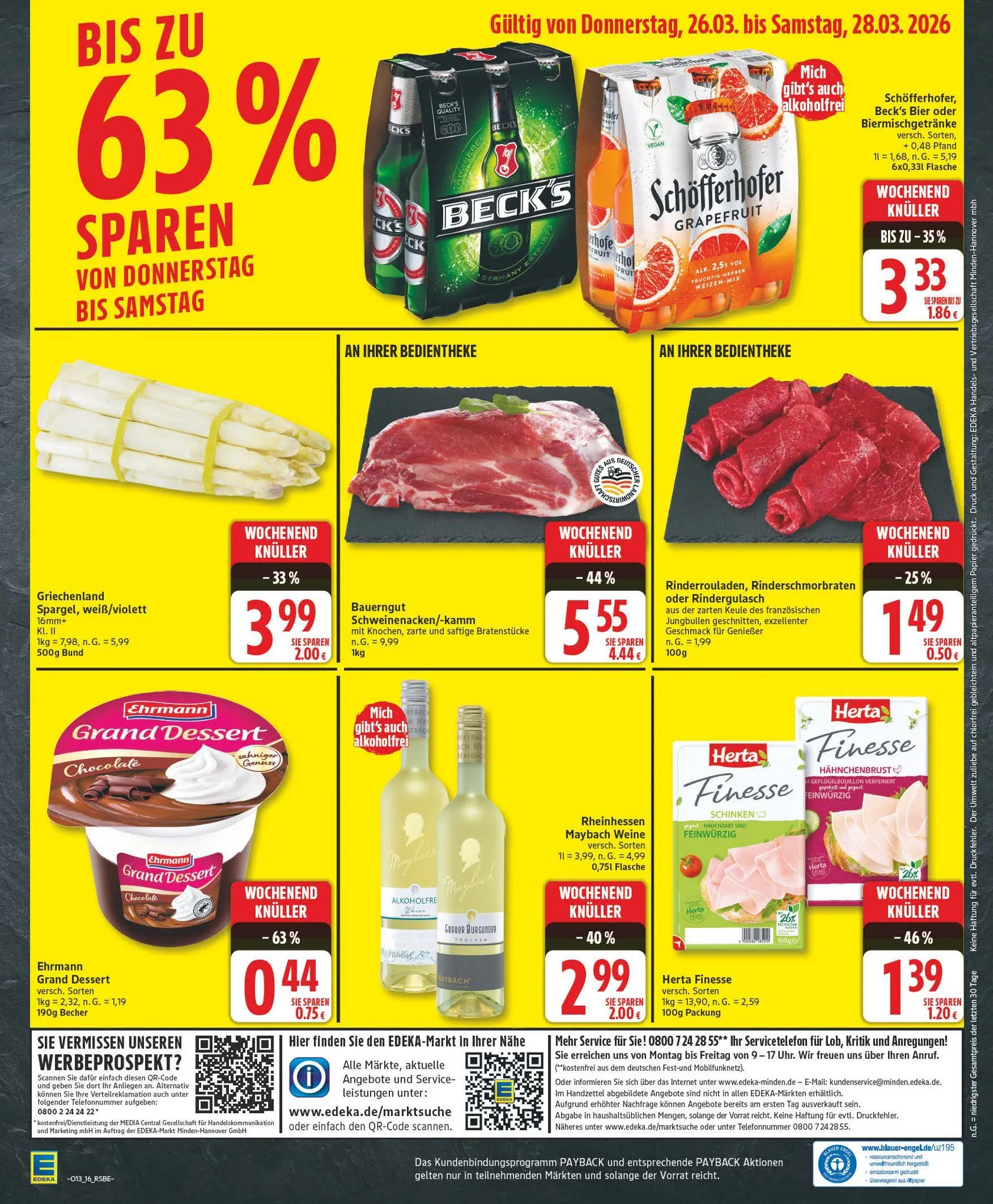 Edeka Angebote von 23. März bis 28. März 2026 - Prospekt seite 16