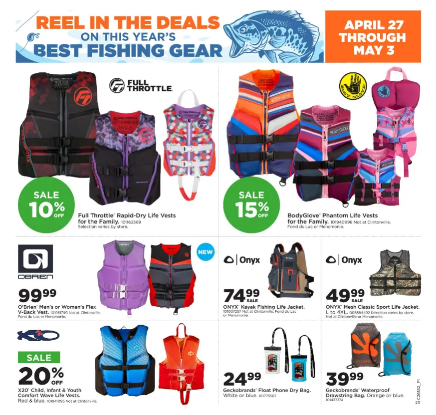 Weekly promotion Fleet Farm Sales spanning from April 27 to May 3 2026 - Page 16 for Catalogue 365