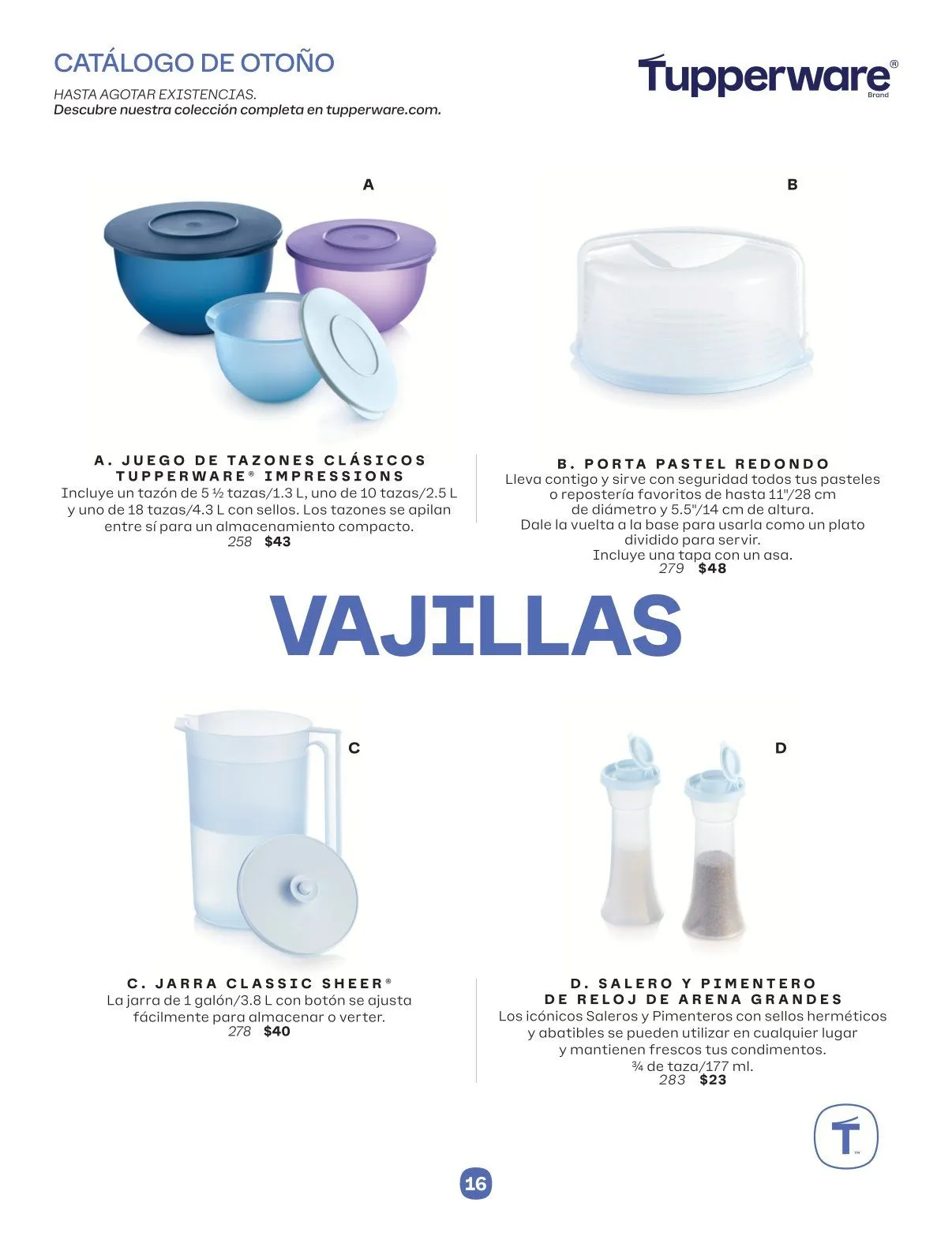 Catálogo de Tupperware  ofertas 1 de septiembre al 31 de diciembre 2025 - Pagina 16