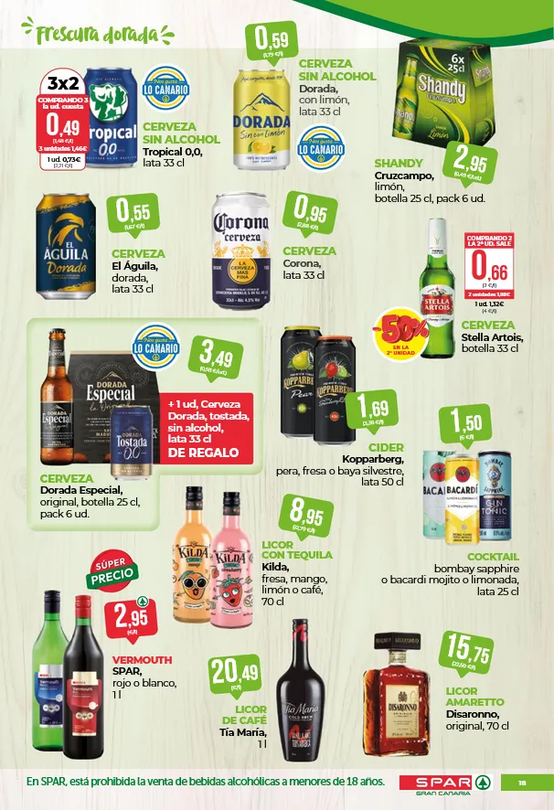 Catálogo de  SPAR Gran Canaria Ofertas 10 de julio al 23 de julio 2026 - Página 16