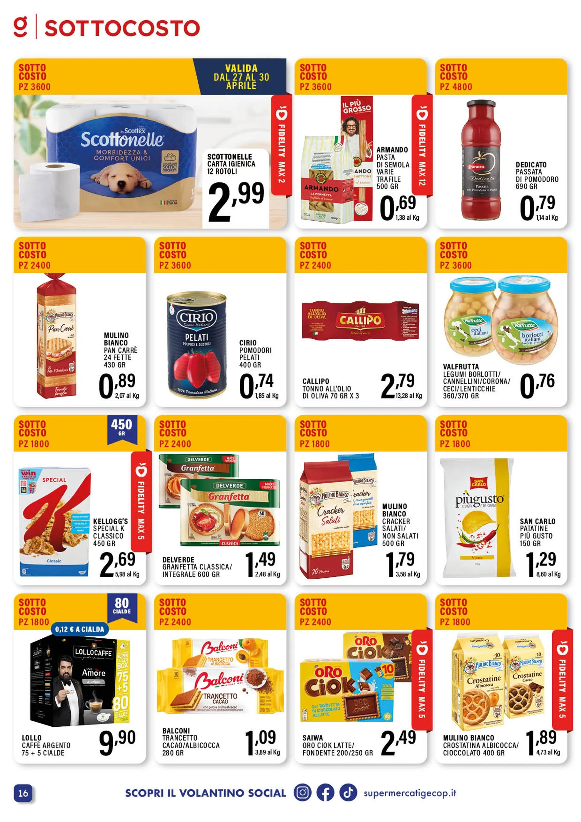 Volantini Gecop da 20 aprile a 3 maggio di 2026 - Pagina del volantino 16