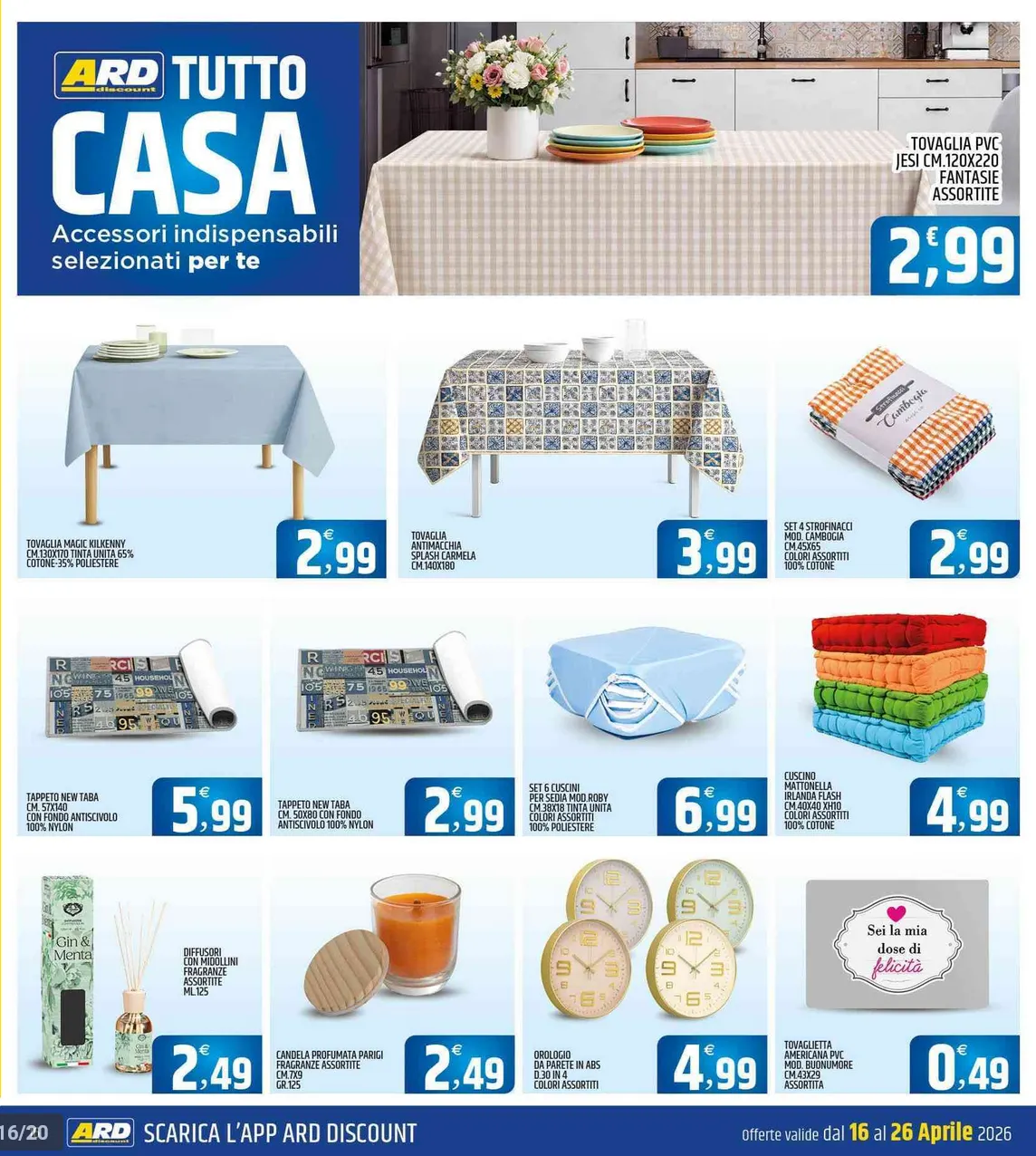 Volantini ARD Discount da 16 aprile a 26 aprile di 2026 - Pagina del volantino 16
