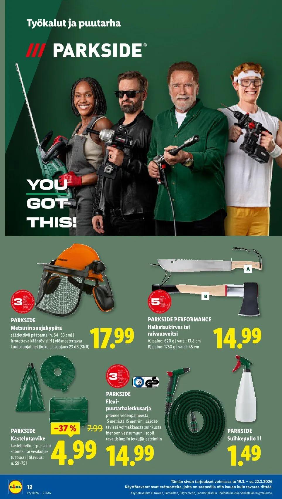 Kaupan Lidl uusimmat tarjoukset voimassa alkaen 19. maaliskuuta - 25. maaliskuuta 2026 - Tarjouslehti sivu 16