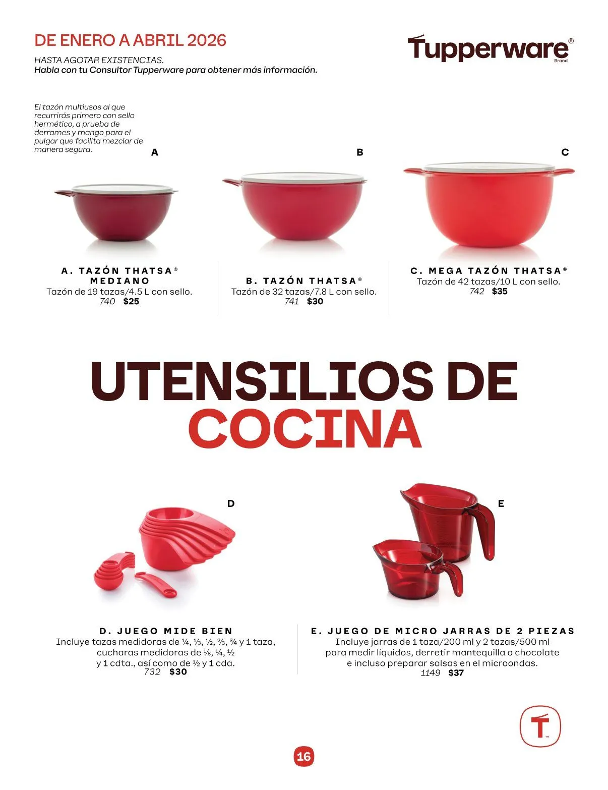 Tupperware Catalogue du 1 avril au 30 avril 2026 - Catalogue page 16