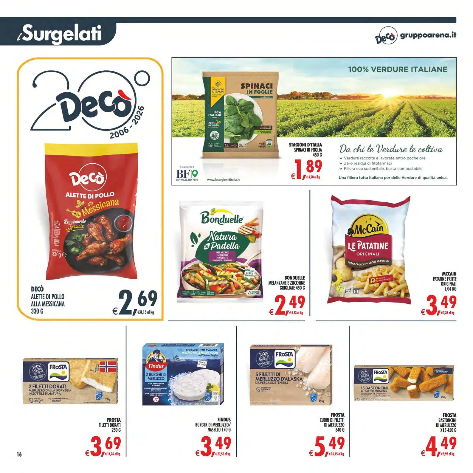 Volantini Deco Supermercati da 19 giugno a 29 giugno di 2026 - Pagina del volantino 16