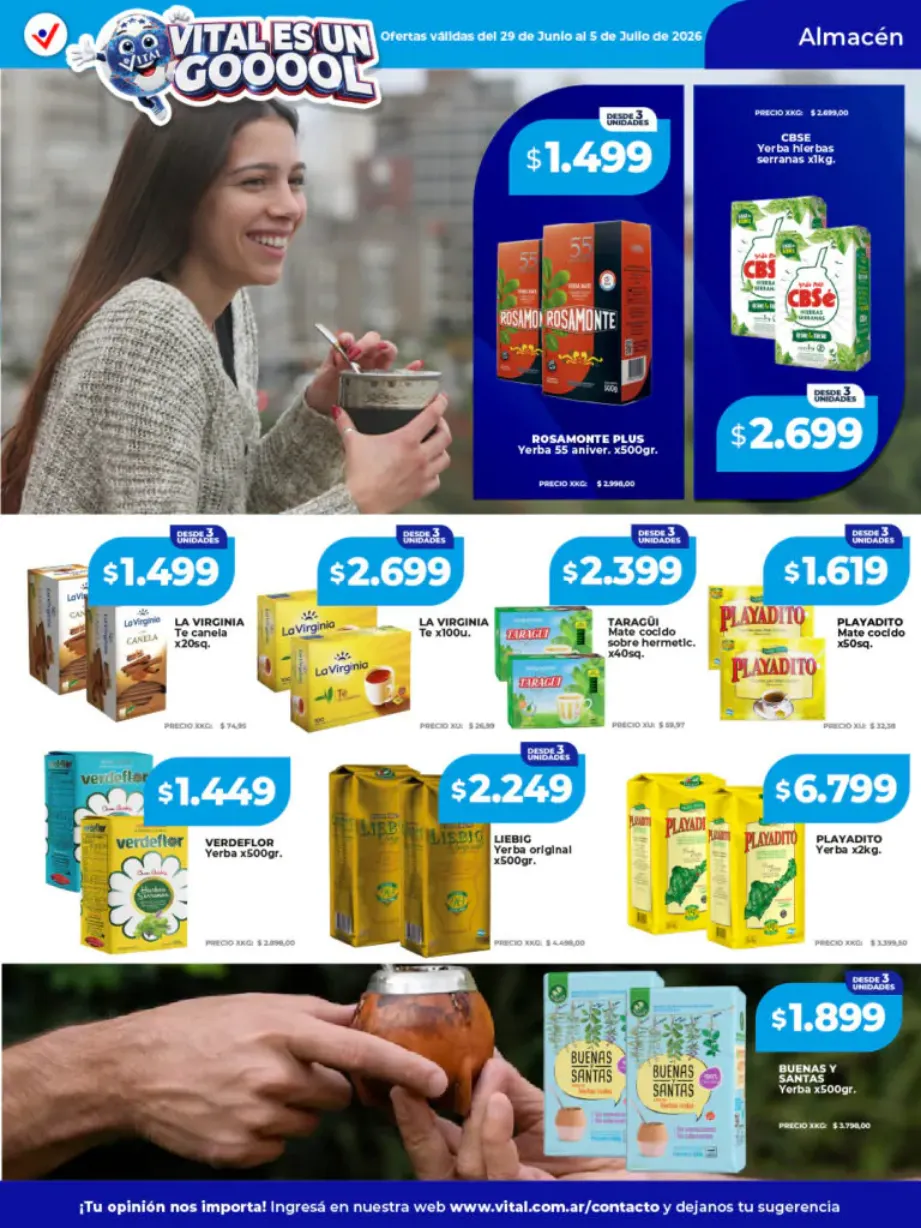 Ofertas de  Ofertas Vital 29 de junio al 5 de julio 2026 - Página 16 del catálogo