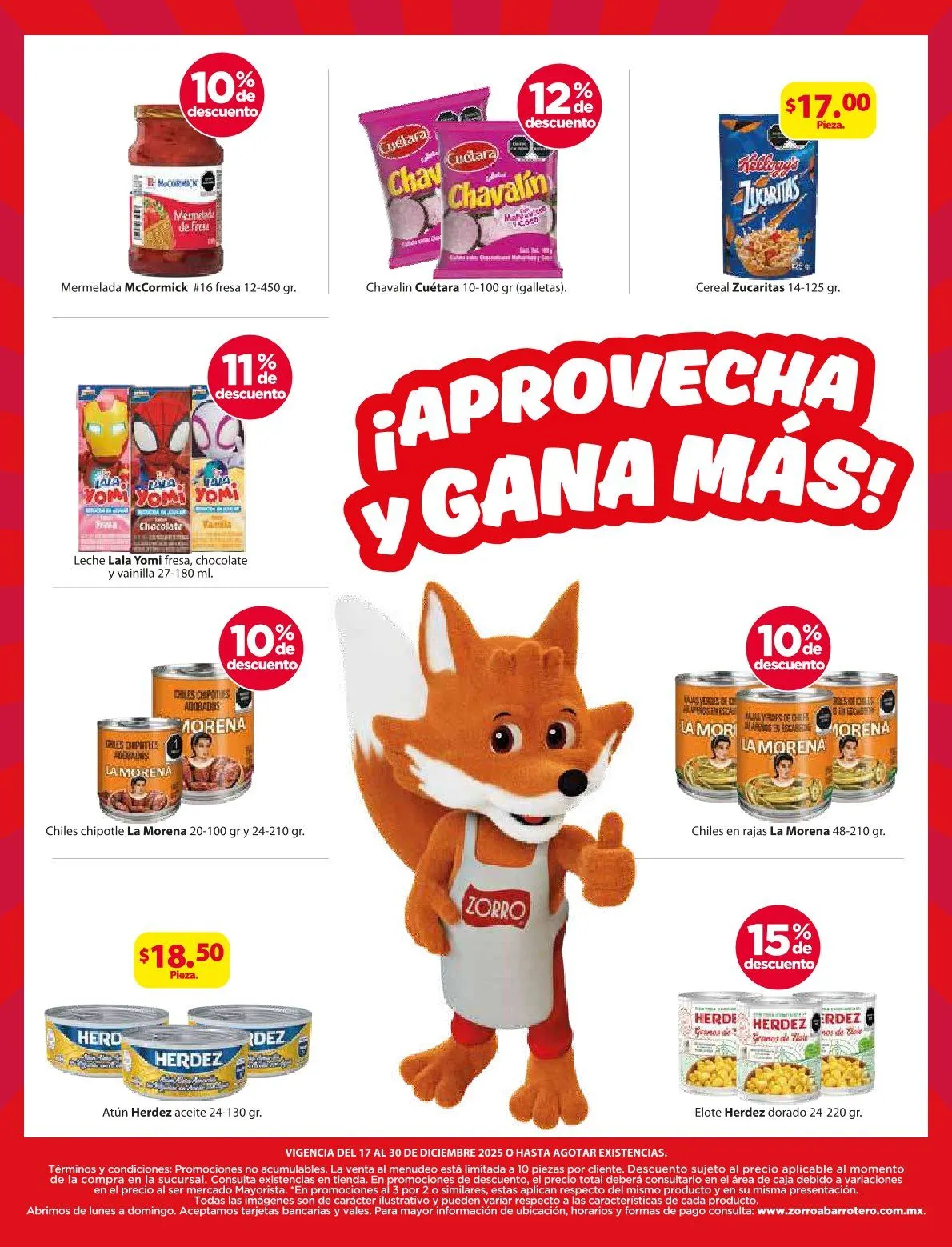 Catálogo de Zorro Ofertas 17 de diciembre al 30 de diciembre 2025 - Pagina 16