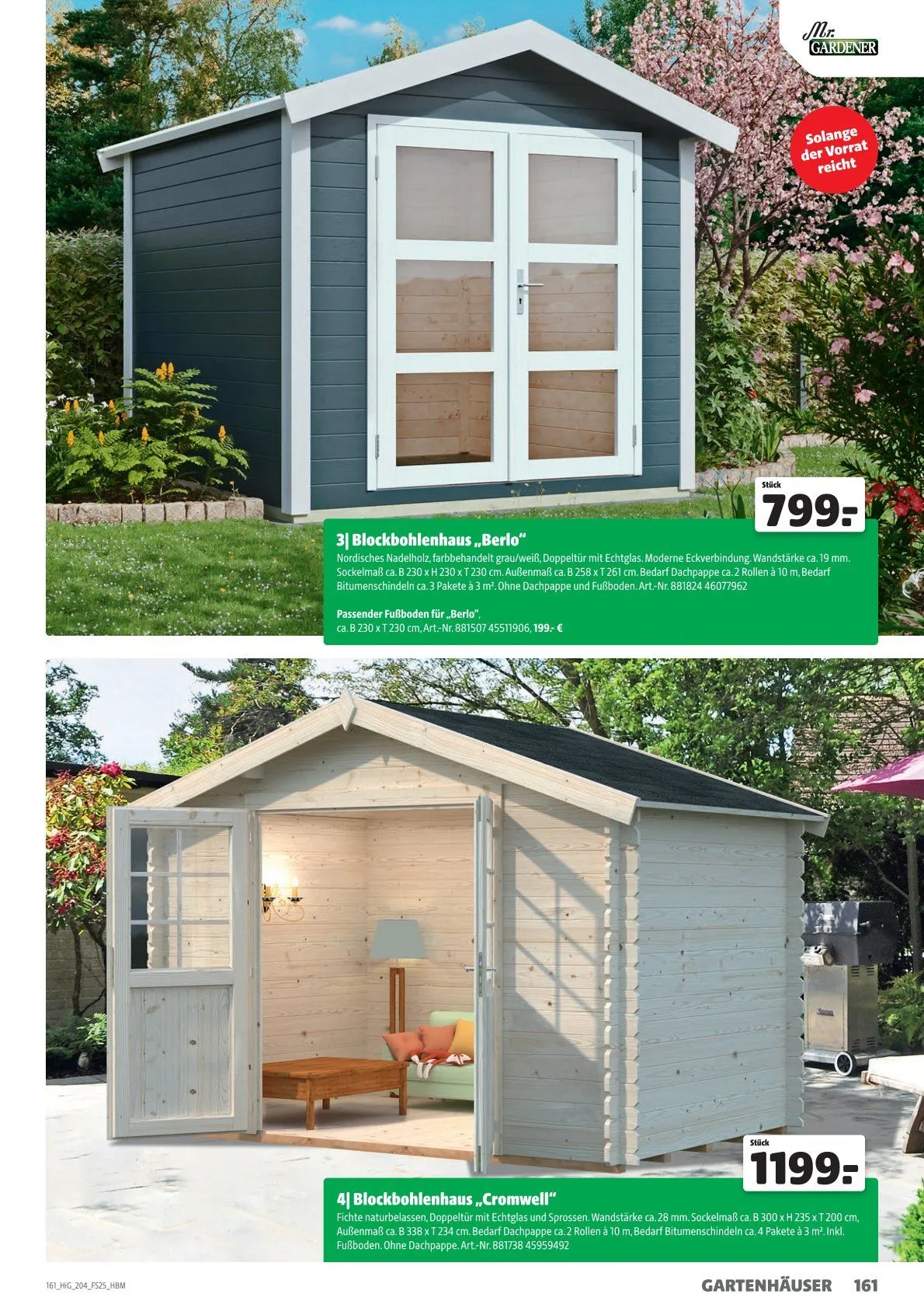 Hagebau Prospekt von 21. Mai bis 31. Dezember 2025 - Prospekt seite 165