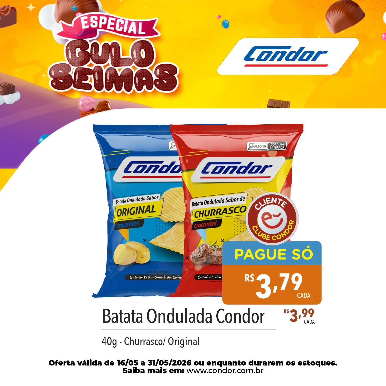 Encarte de Folhetos Supermercados Condor 22 de maio até 31 de maio 2026 - Pagina 5