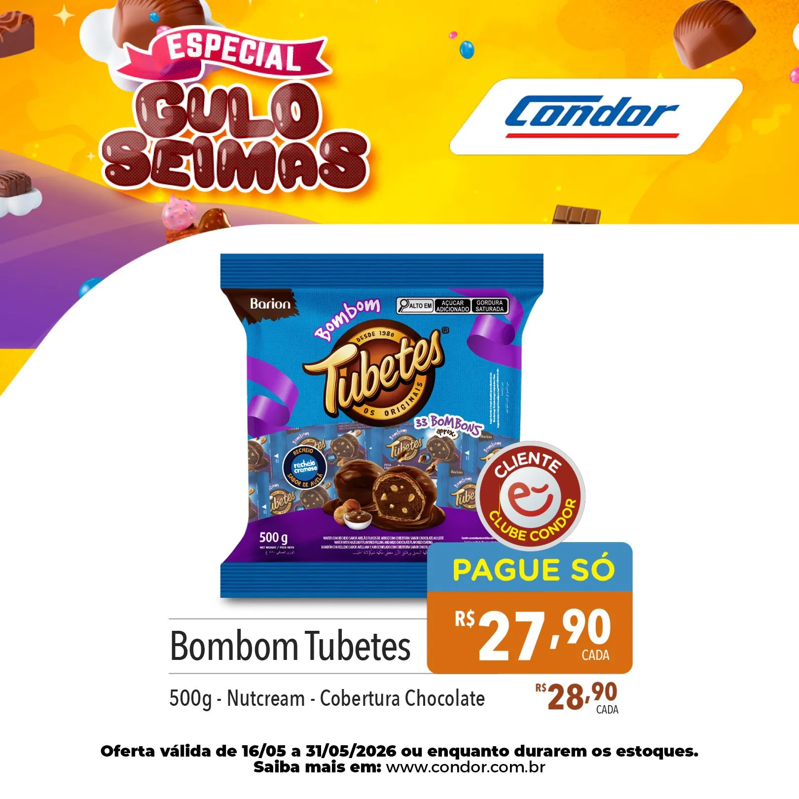 Encarte de Folhetos Supermercados Condor 22 de maio até 31 de maio 2026 - Pagina 6