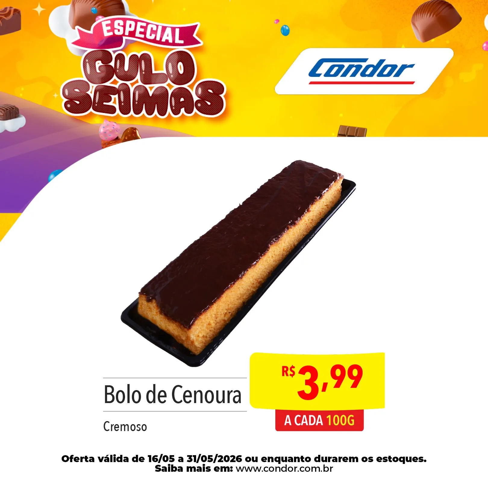 Encarte de Folhetos Supermercados Condor 22 de maio até 31 de maio 2026 - Pagina 7