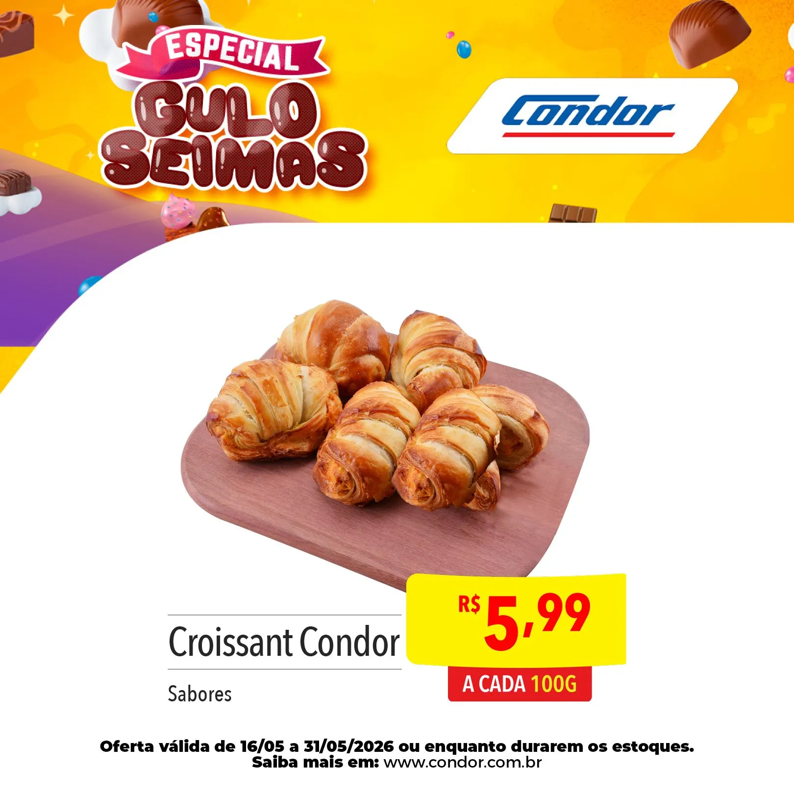 Encarte de Folhetos Supermercados Condor 22 de maio até 31 de maio 2026 - Pagina 8