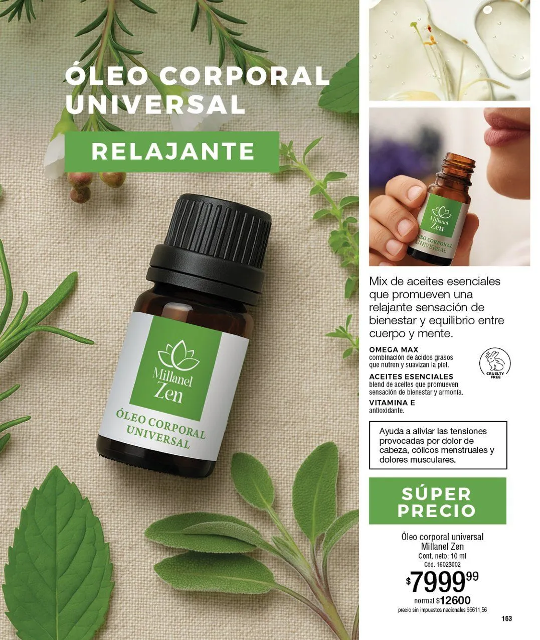 Ofertas de  Ofertas Millanel 15 de septiembre al 19 de octubre 2025 - Página 163 del catálogo