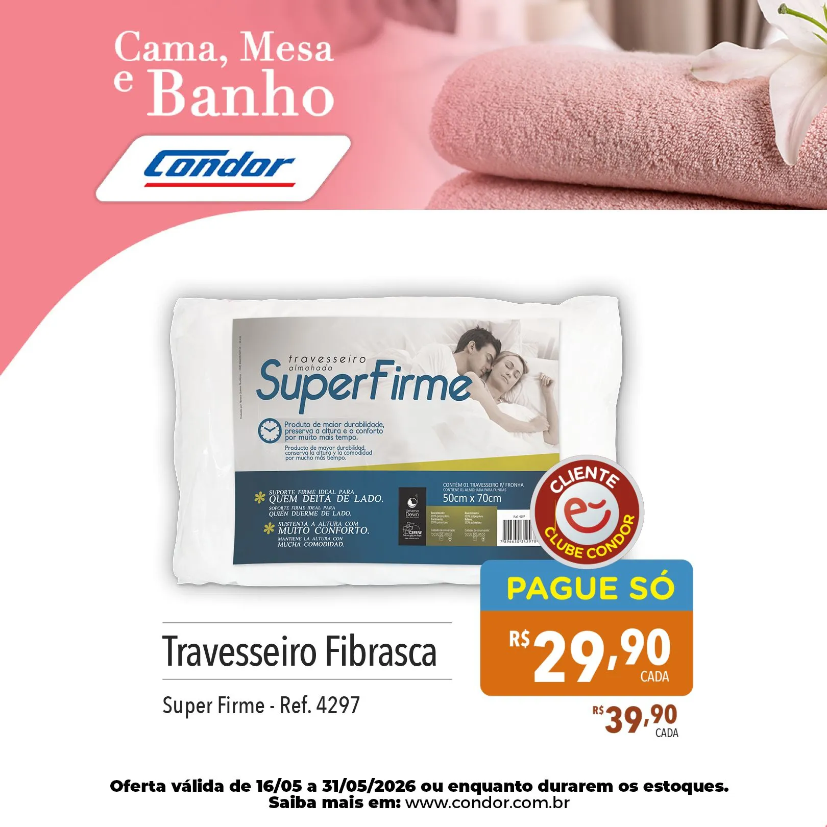 Encarte de  Folhetos Supermercados Condor 22 de maio até 31 de maio 2026 - Pagina 4