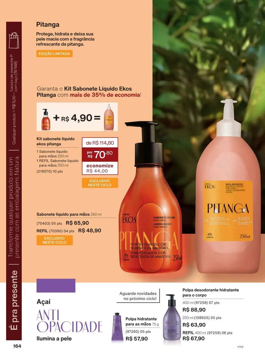 Encarte de Natura Ofertas 1 de outubro até 31 de outubro 2025 - Pagina 164