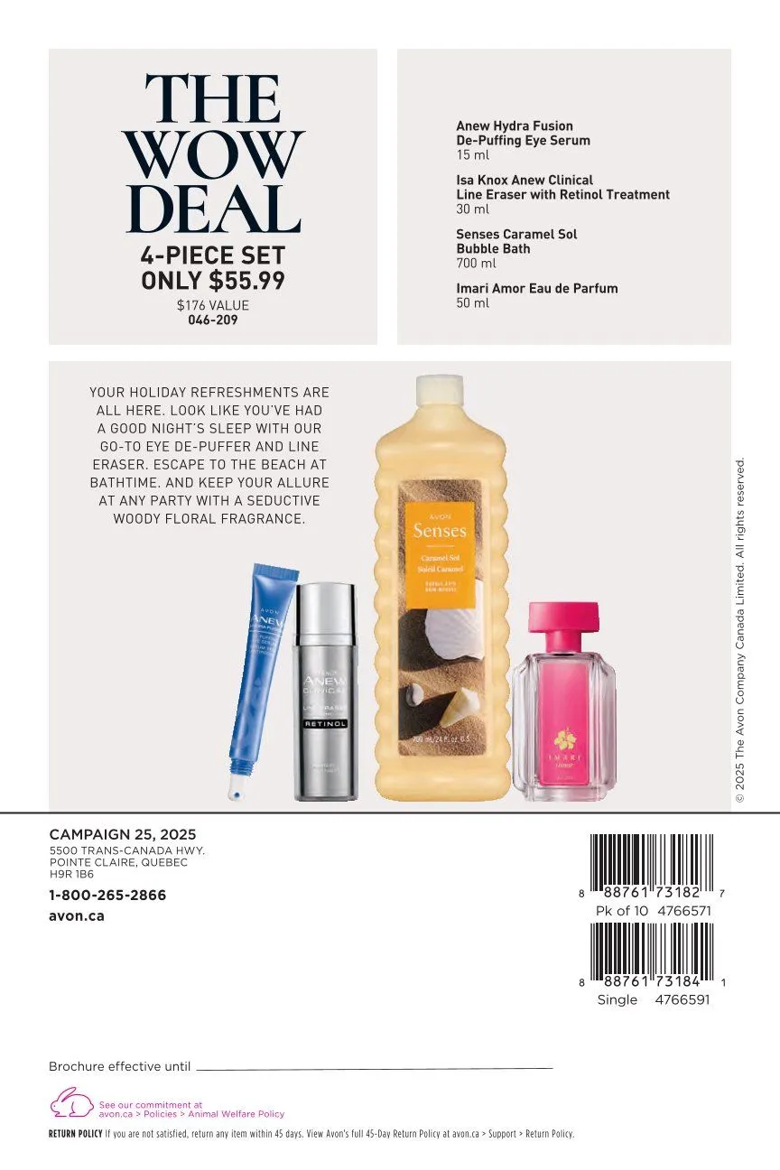 Avon Sales from December 1 to December 31 2025 - flyer page 164
