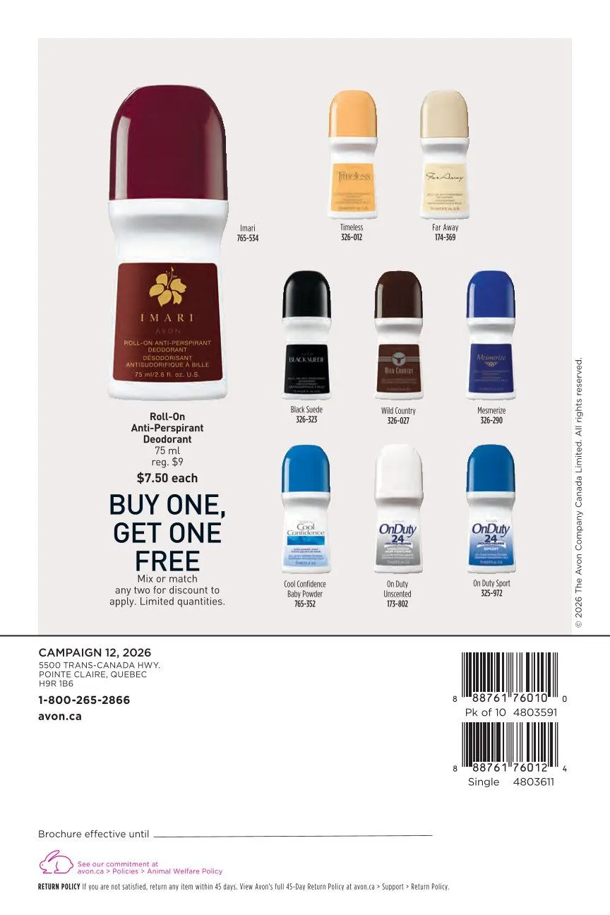 Avon Sales from June 10 to June 30 2026 - flyer page 164