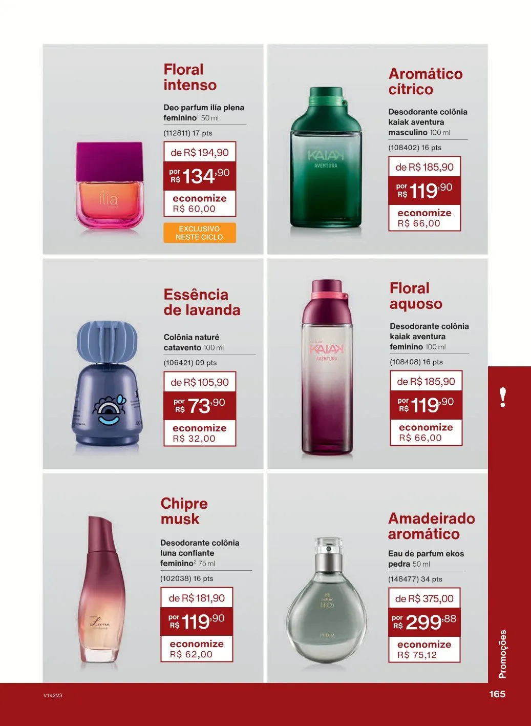 Encarte de NATURA Ofertas 10 de setembro até 30 de setembro 2025 - Pagina 165