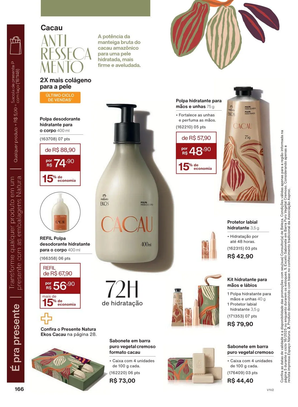 Encarte de Natura Ofertas 1 de outubro até 31 de outubro 2025 - Pagina 166